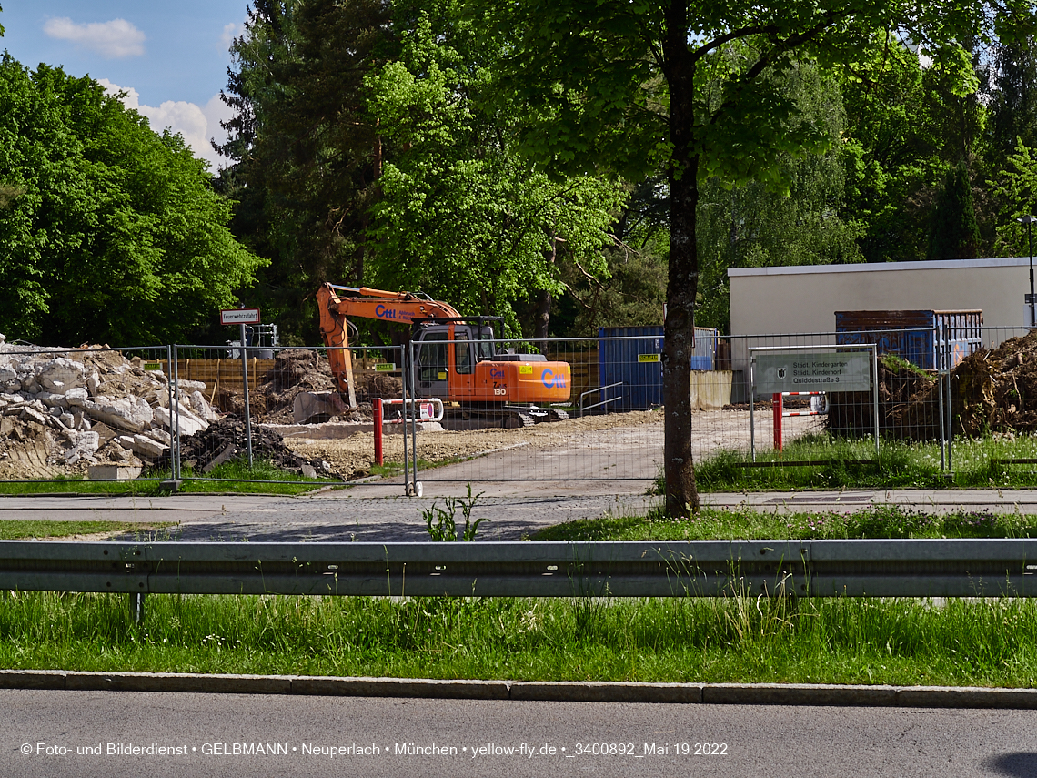 19.05.2022 - Baustelle am Haus für Kinder in Neuperlach